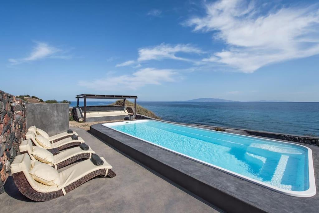 Ramni House: Private Villa With Pool By The Sea Oia  Exterior foto